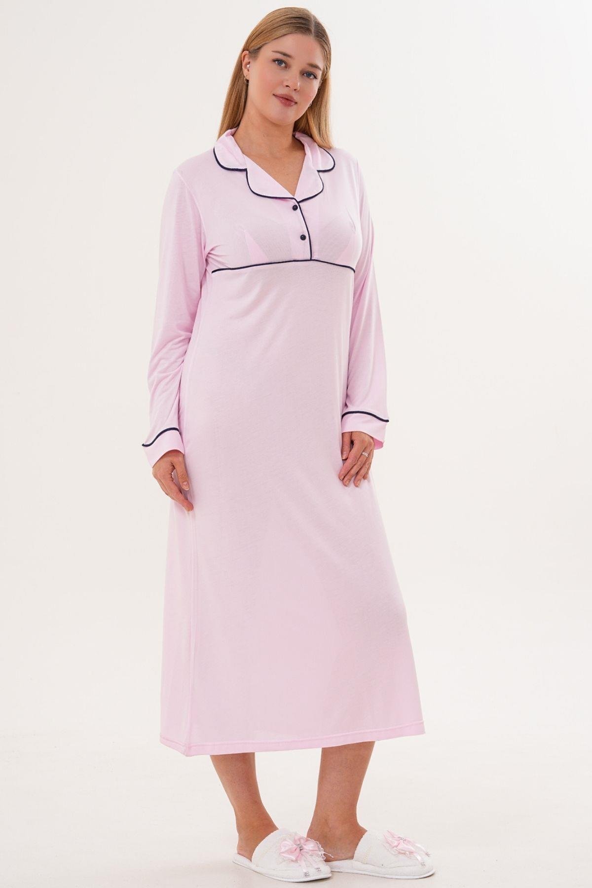 MECİT PİJAMAMecit 6335 Pembe Sabahlık Gecelik Pijama Set