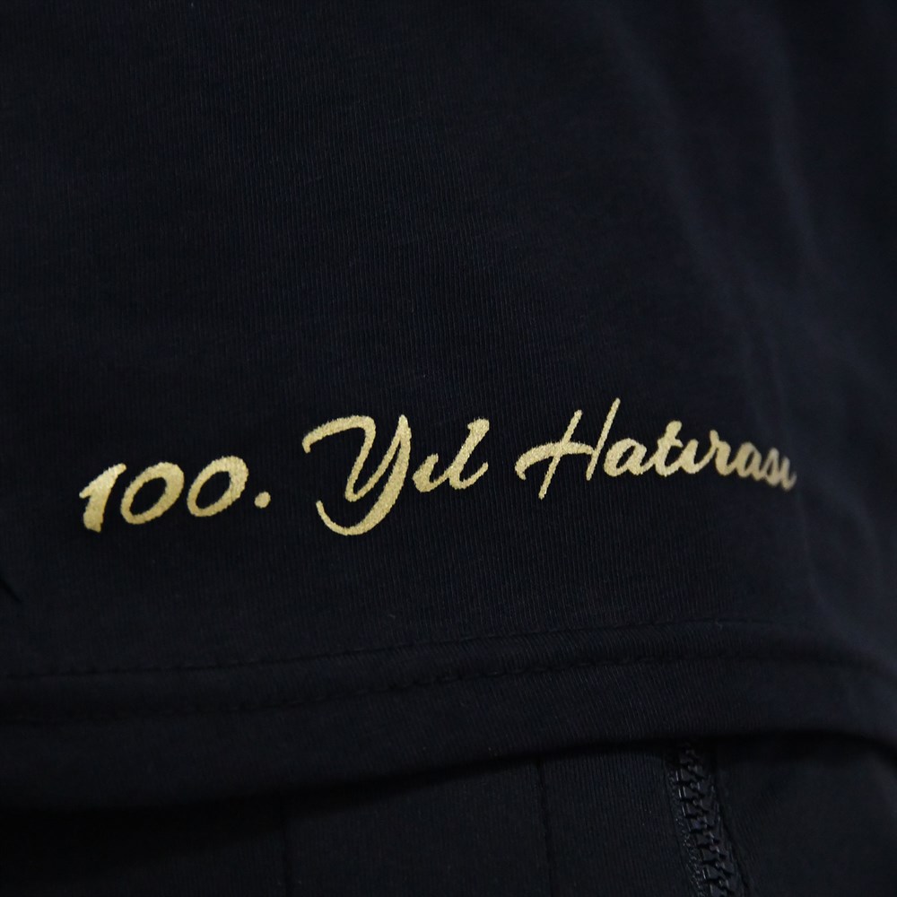 100. YIL ÖZEL SİYAH HATIRA TİŞÖRT