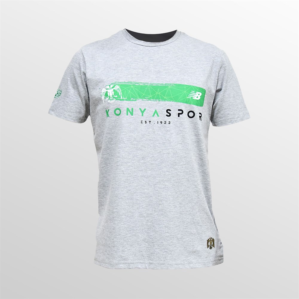 BASIC T-SHIRT GRÄ° MELANJ