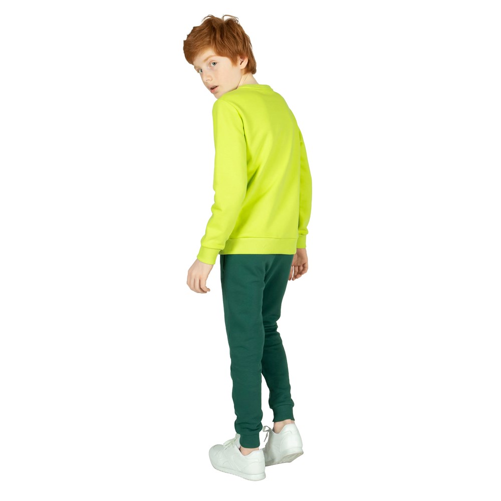 Bilcee Çocuk Unisex Bisiklet Yaka Sweatshırt IW-8419