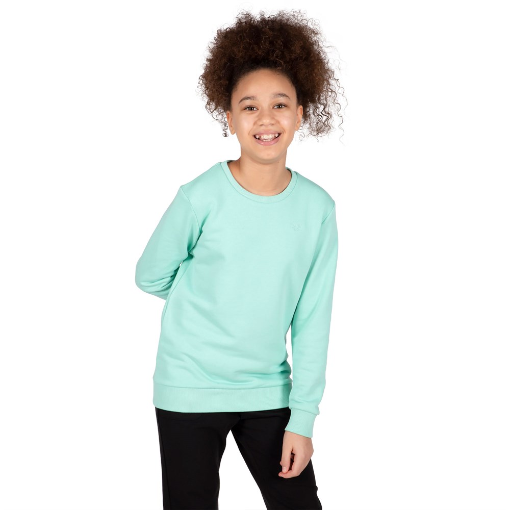 Bilcee Çocuk Unisex Bisiklet Yaka Sweatshırt IW-8419