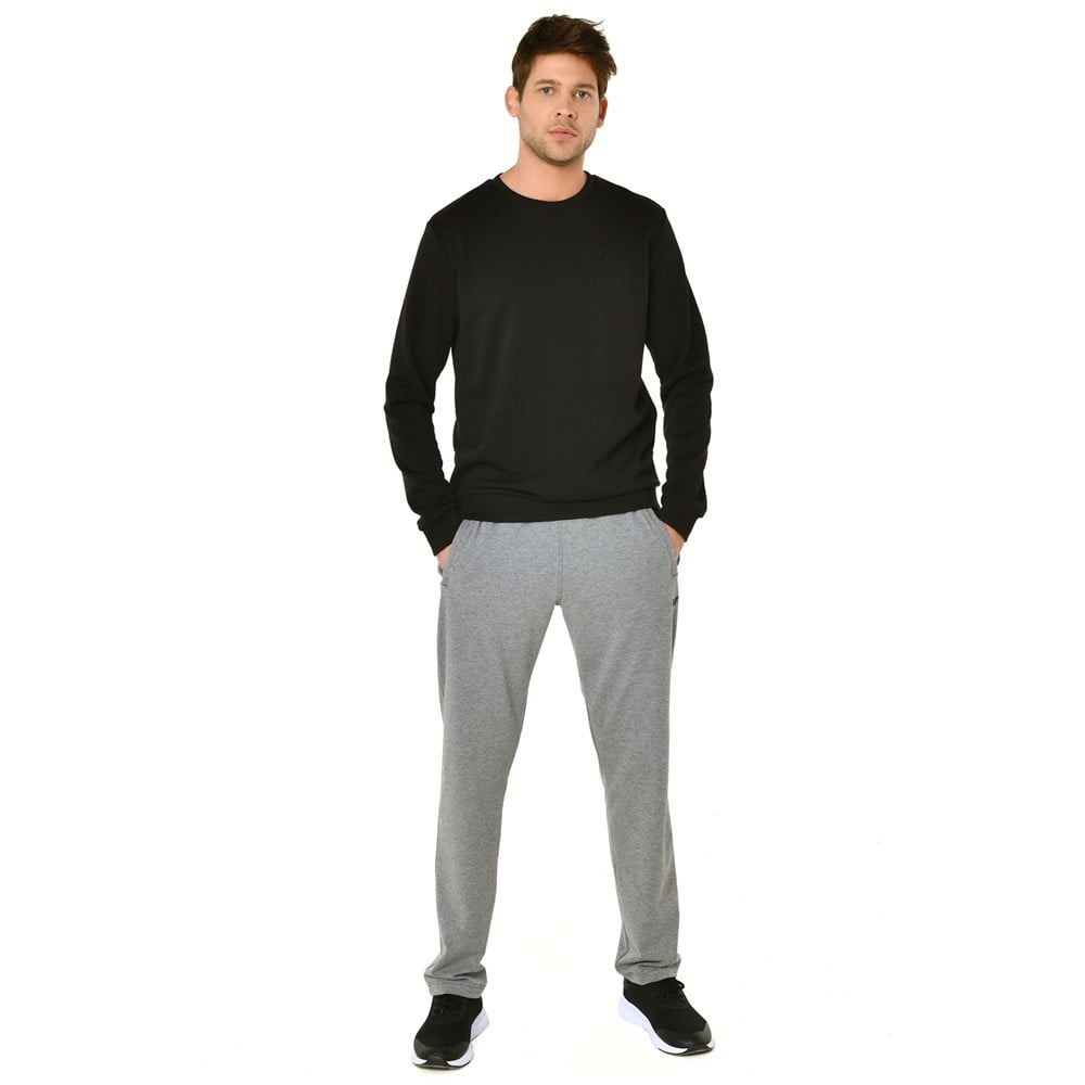 Bilcee Erkek Bisiklet Yaka Sweatshırt IW-8418