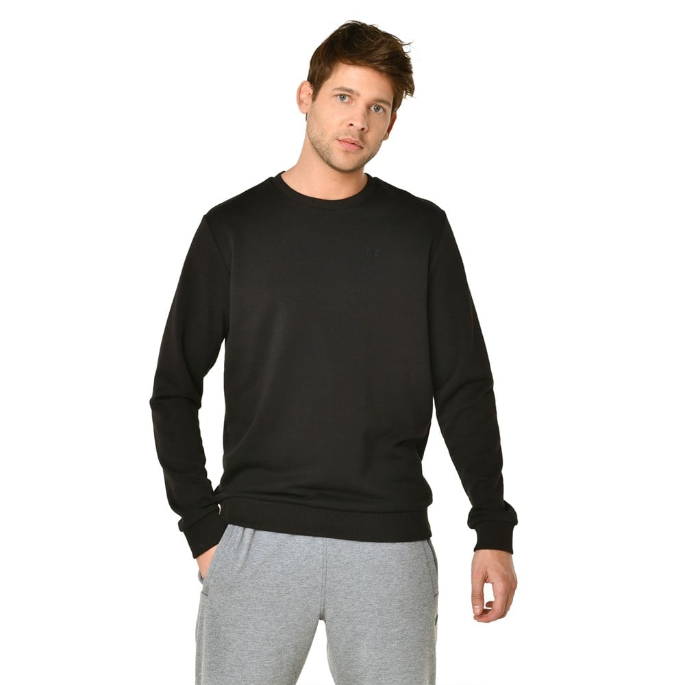 Bilcee Erkek Bisiklet Yaka Sweatshırt IW-8418