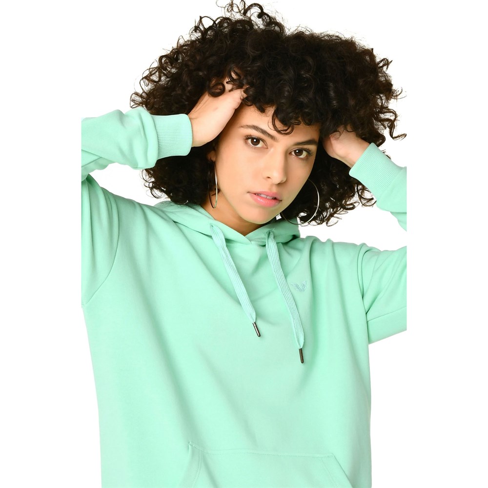 Bilcee Kadın Kapüşonlu Sweatshırt GW-8785
