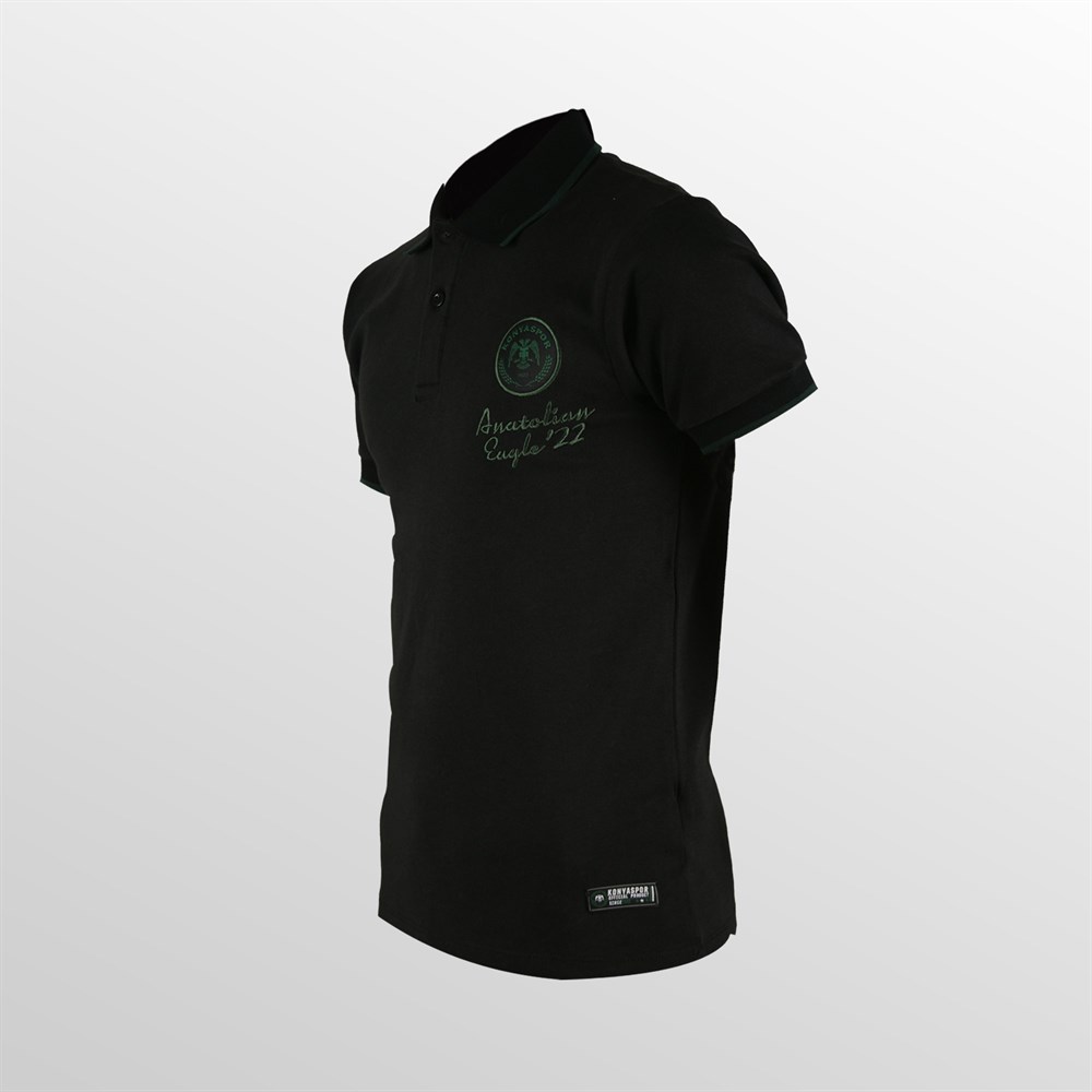 KONYASPOR ANATOLİAN SİYAH POLO TİŞÖRT