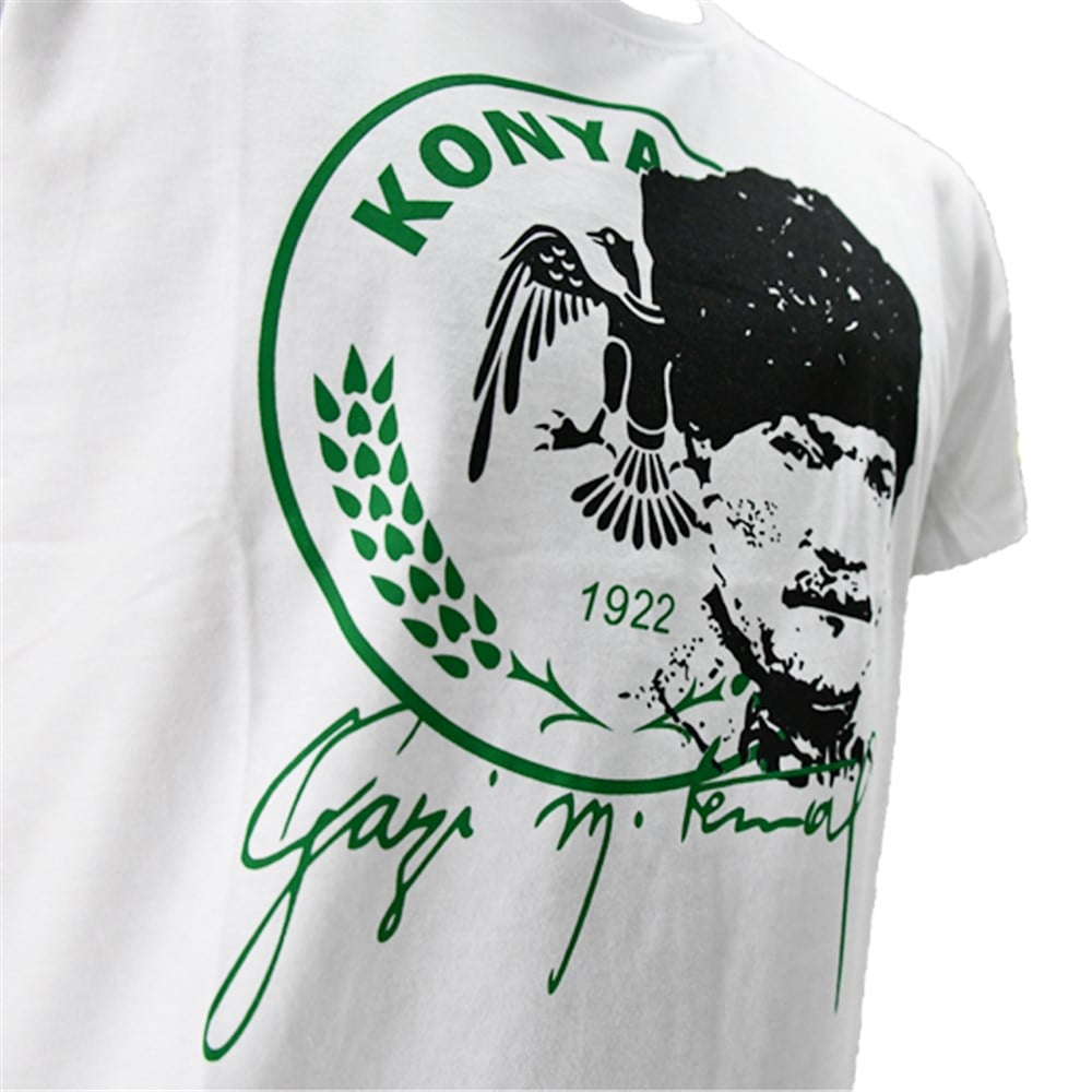 KONYASPOR ATATÜRK SİLÜETLİ BEYAZ TİŞÖRT