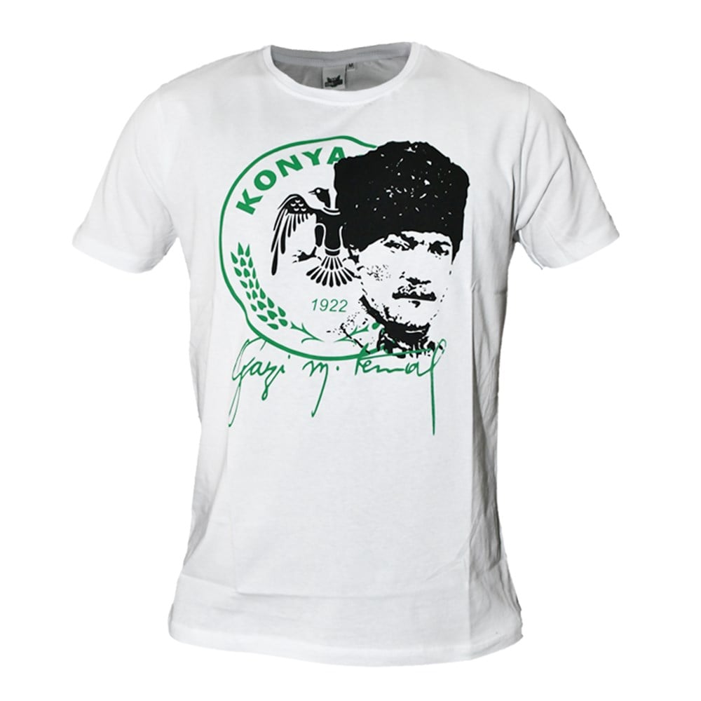 KONYASPOR ATATÜRK SİLÜETLİ BEYAZ TİŞÖRT