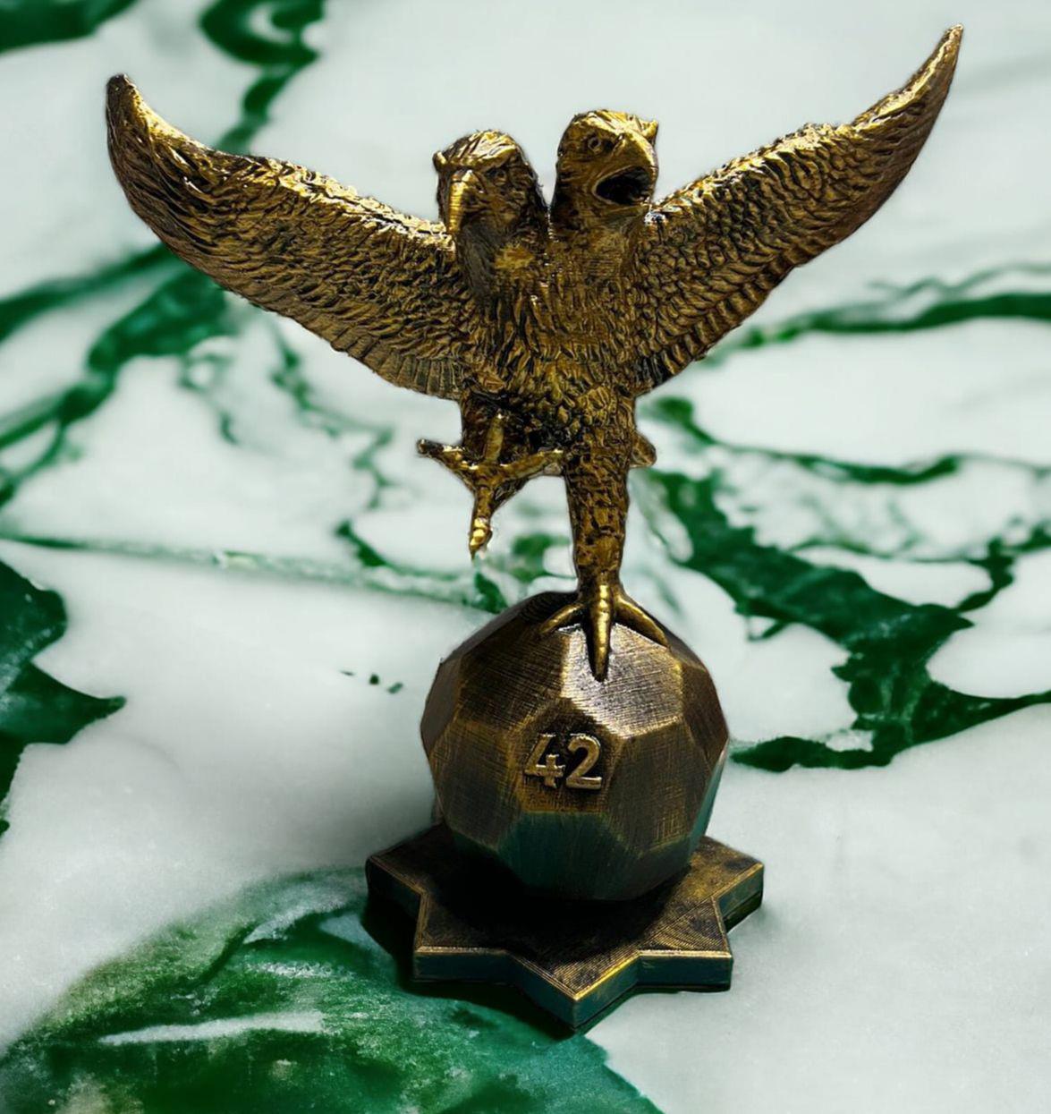 KONYASPOR ÇİFT BAŞLI MİNİ KARTAL HEYKELİ