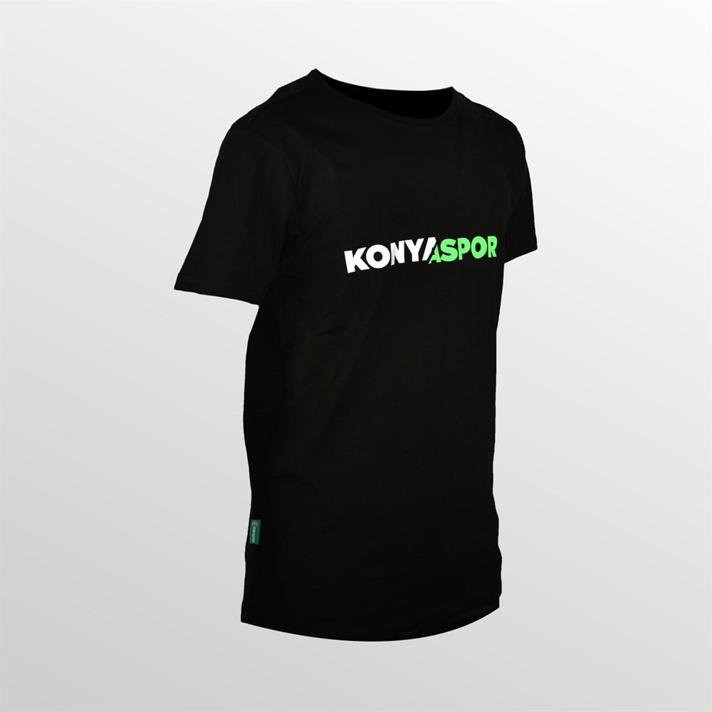 KONYASPOR FLATE SİYAH TİŞÖRT