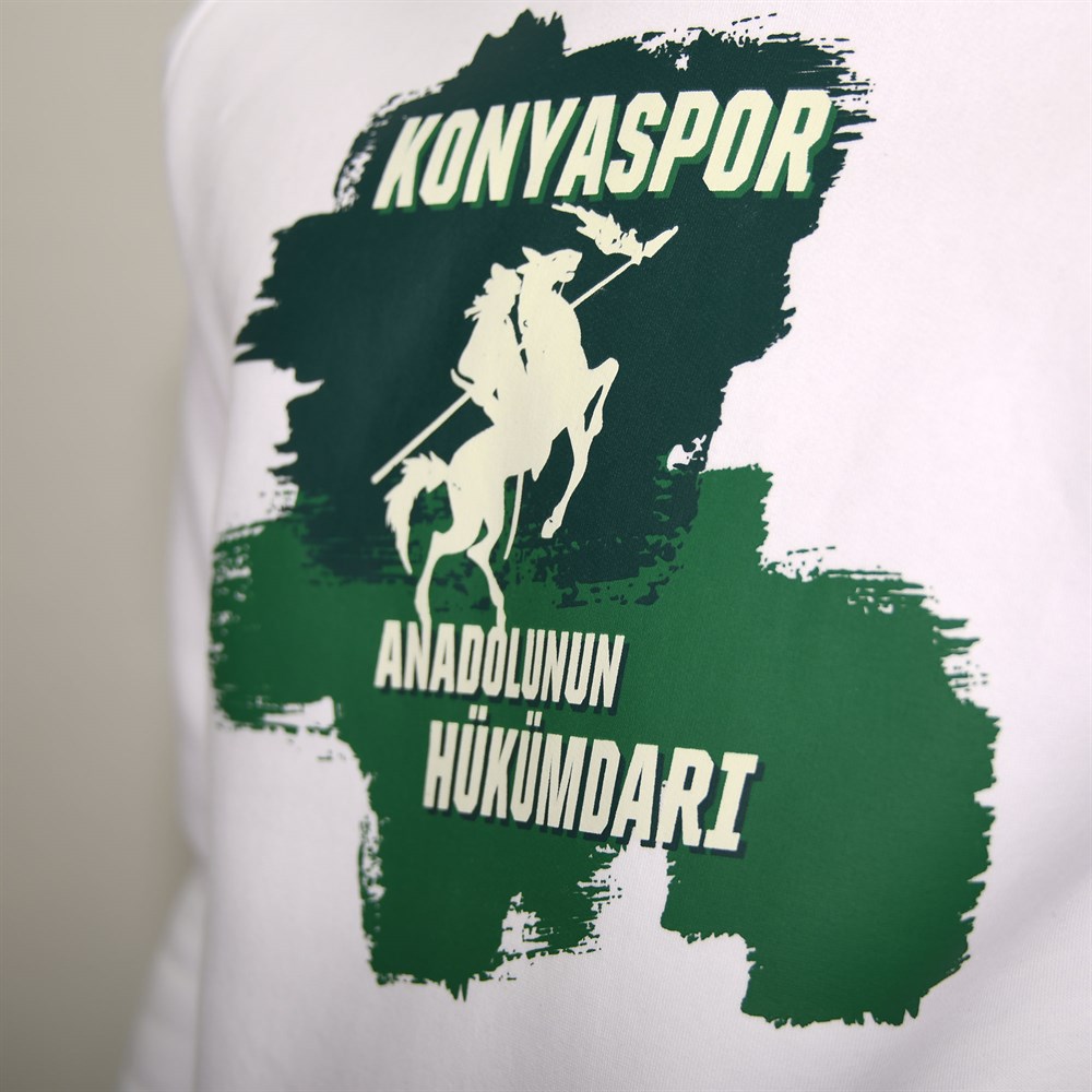 KONYASPOR HÜKÜMDAR BEYAZ SWEATSHİRT