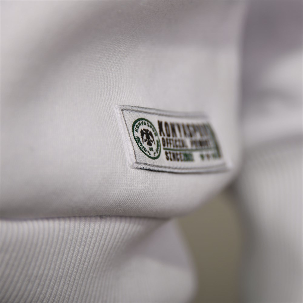 KONYASPOR HÜKÜMDAR BEYAZ SWEATSHİRT