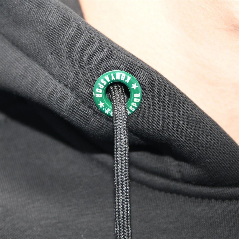 KONYASPOR HÜKÜMDAR SİYAH SWEATSHİRT
