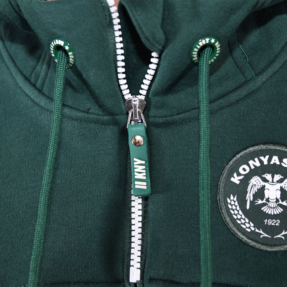 KONYASPOR KANGURU CEPLİ YEŞİL ÇOCUK SWEATSHİRT