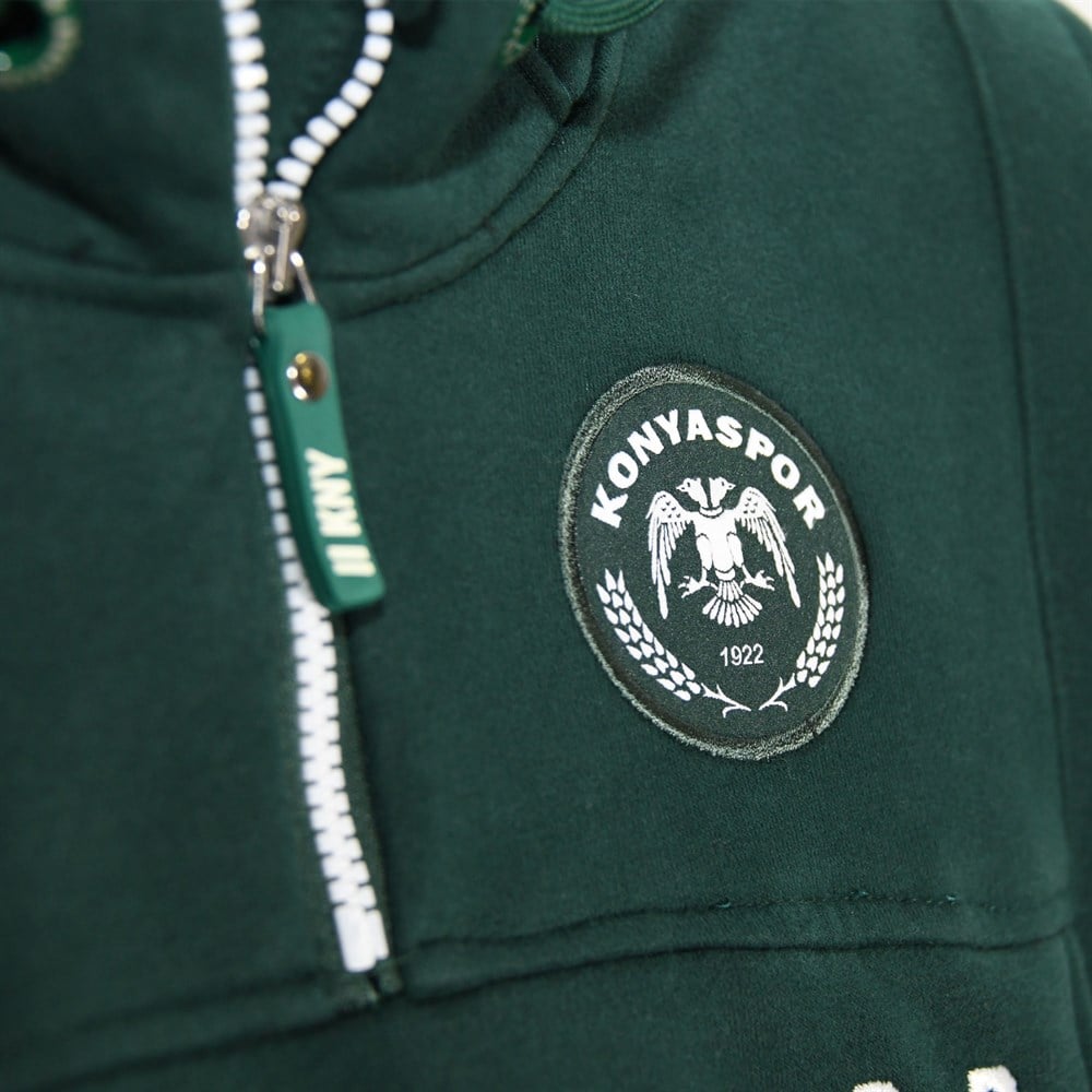 KONYASPOR KANGURU CEPLİ YEŞİL ÇOCUK SWEATSHİRT