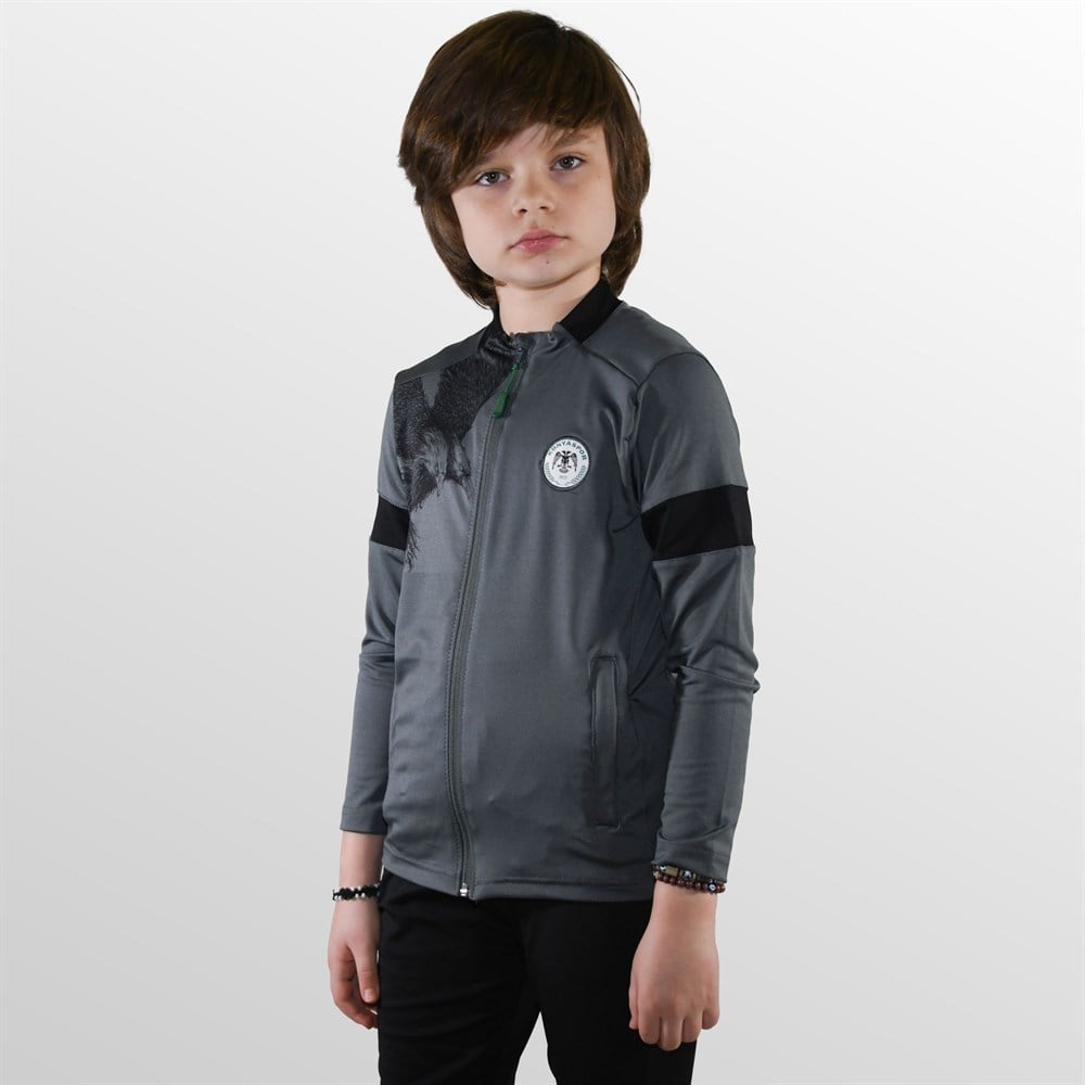 KONYASPOR KARTAL GRİ ÇOCUK EŞOFMAN ÜSTÜ