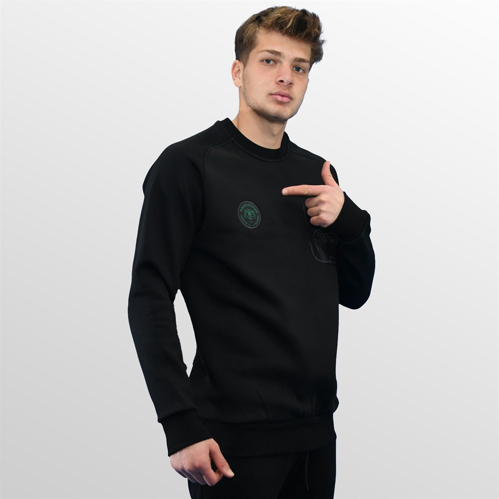 KONYASPOR KARTAL SİYAH SWEAT