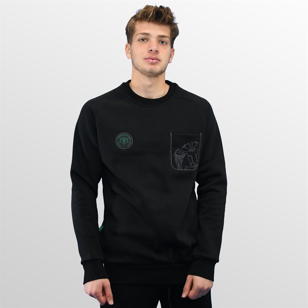 KONYASPOR KARTAL SİYAH SWEAT
