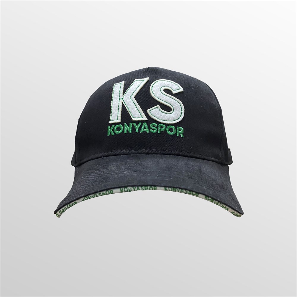 KONYASPOR KEÇE SİYAH ŞAPKA