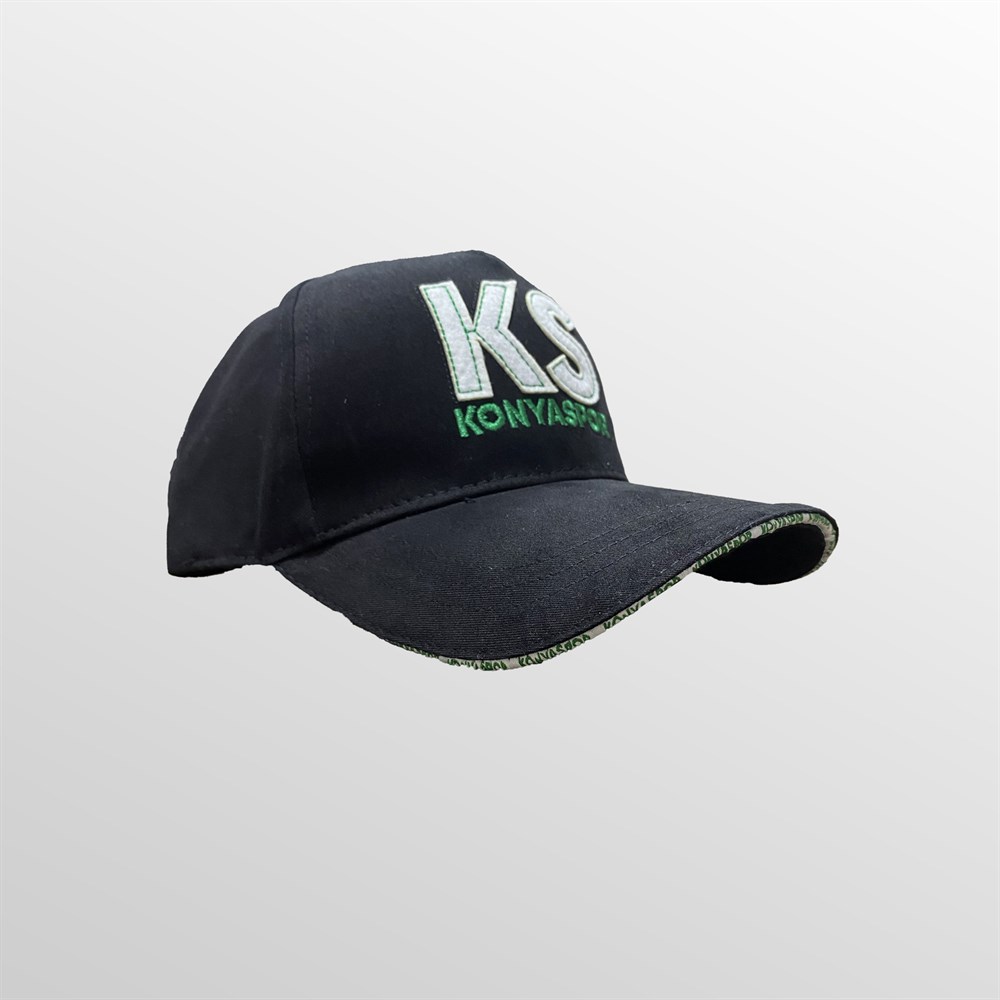 KONYASPOR KEÇE SİYAH ŞAPKA