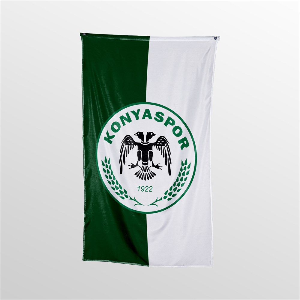 KONYASPOR PARÇALI 100*150 RAŞEL BAYRAK