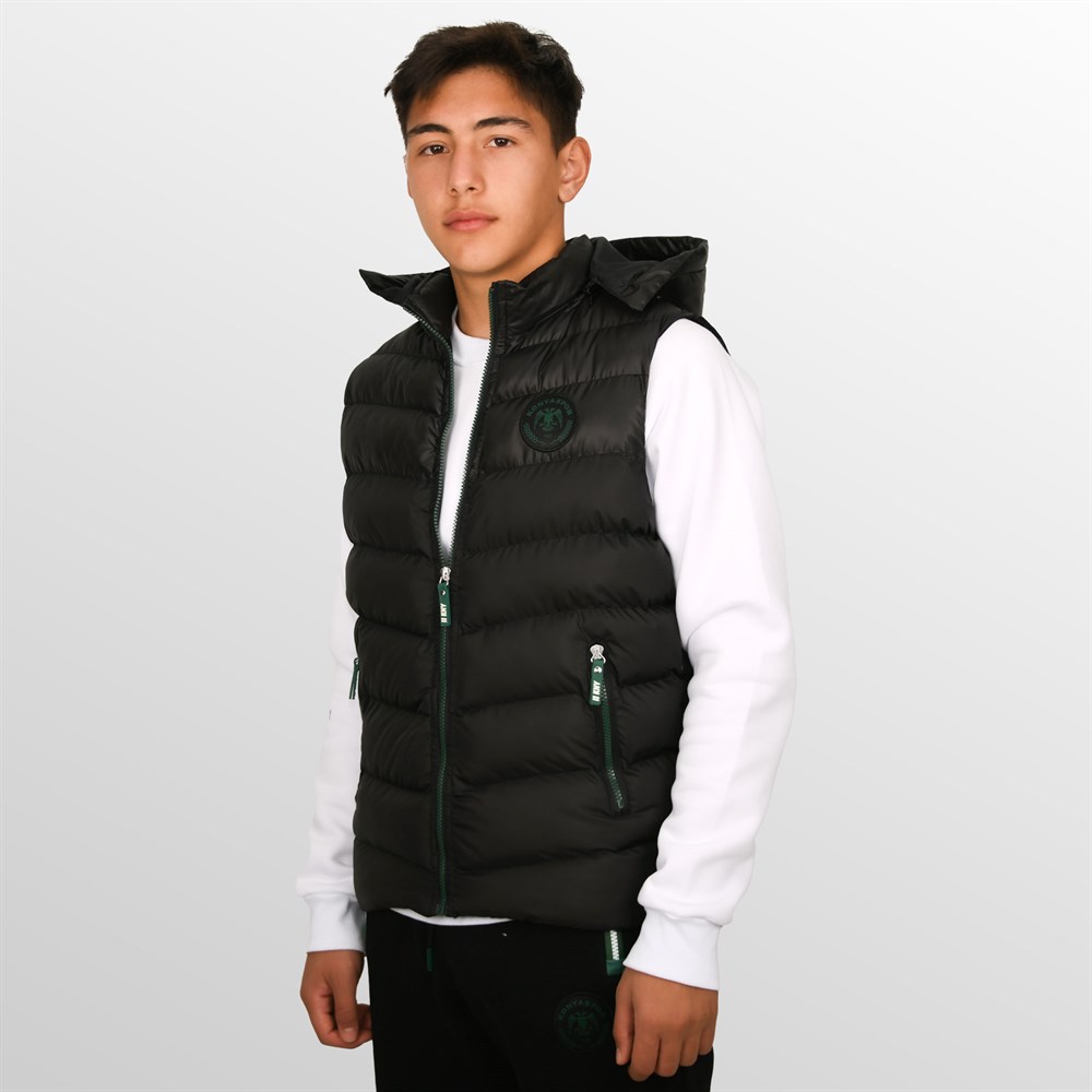KONYASPOR SİYAH ŞİŞME YELEK