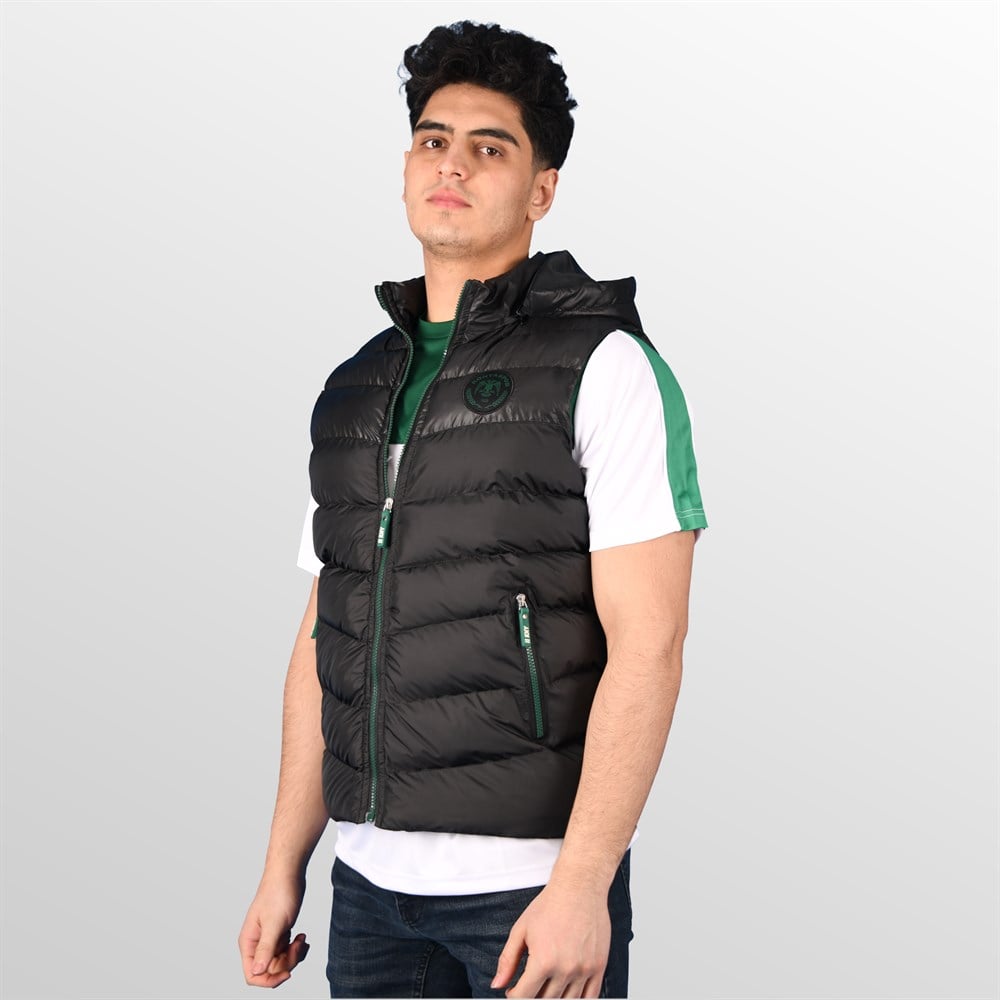 KONYASPOR SİYAH ŞİŞME YELEK