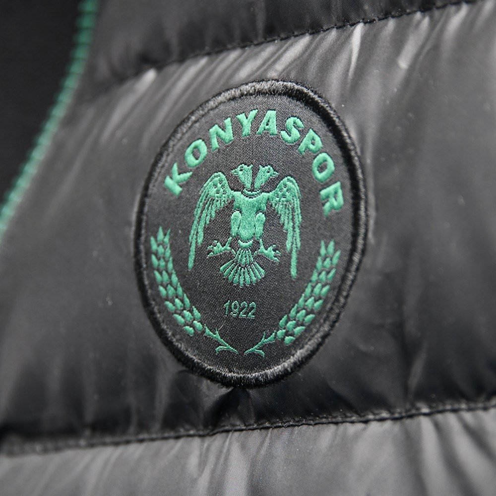 KONYASPOR SİYAH ŞİŞME YELEK
