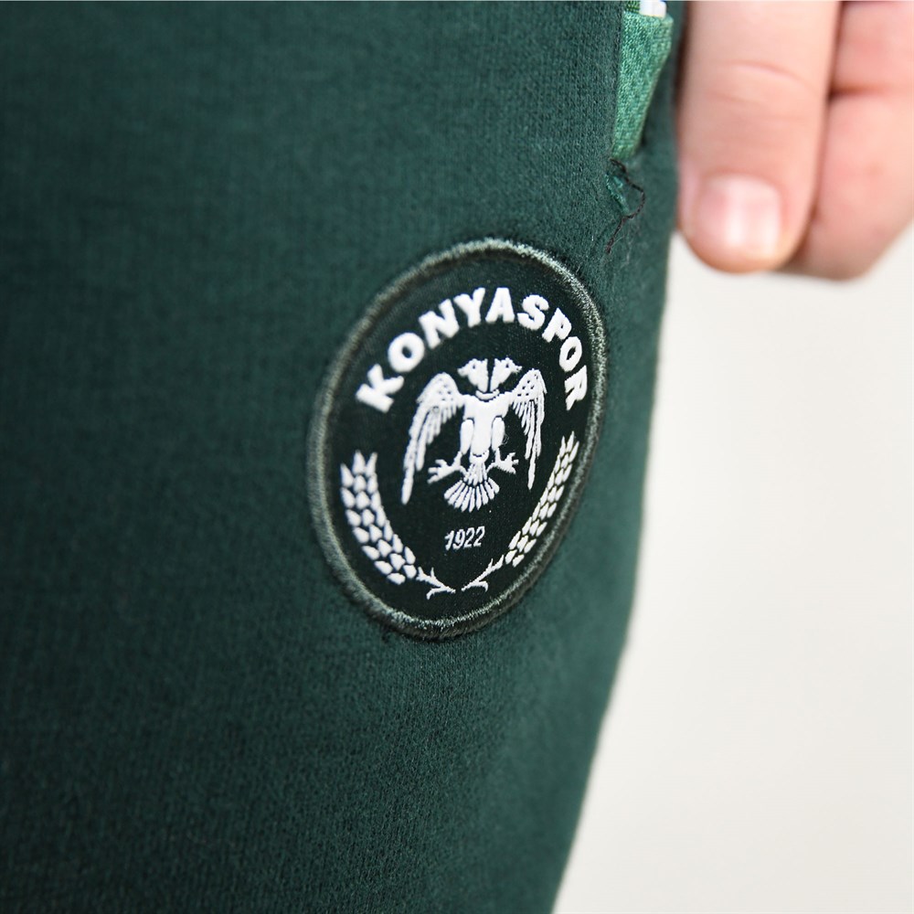 KONYASPOR STONA YEŞİL ÇOCUK RİBANALI PANTOLON
