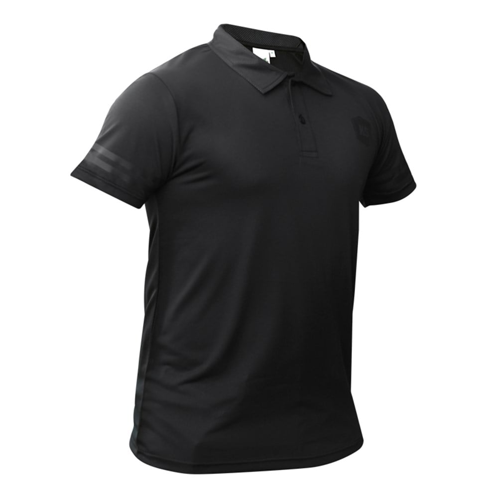 KS VİZYON SİYAH POLO TİŞÖRT