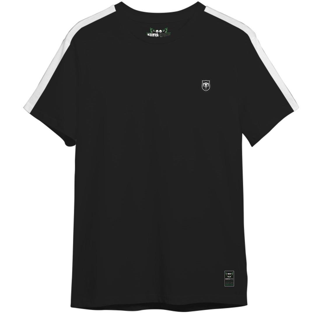 VINTAGE EAGLE COTTON TEE BLACK
