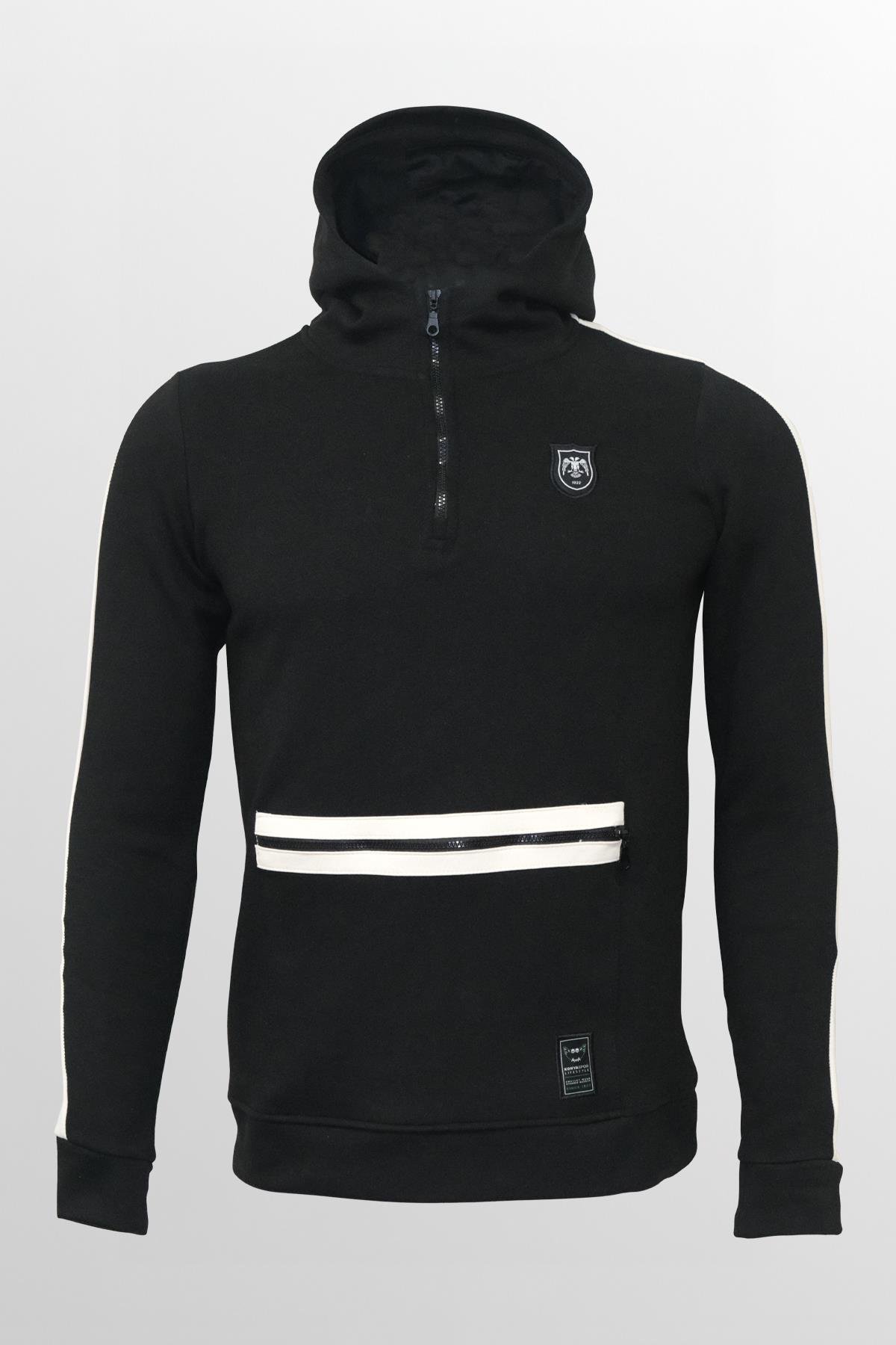 VINTAGE EAGLE HOODIE BLACK