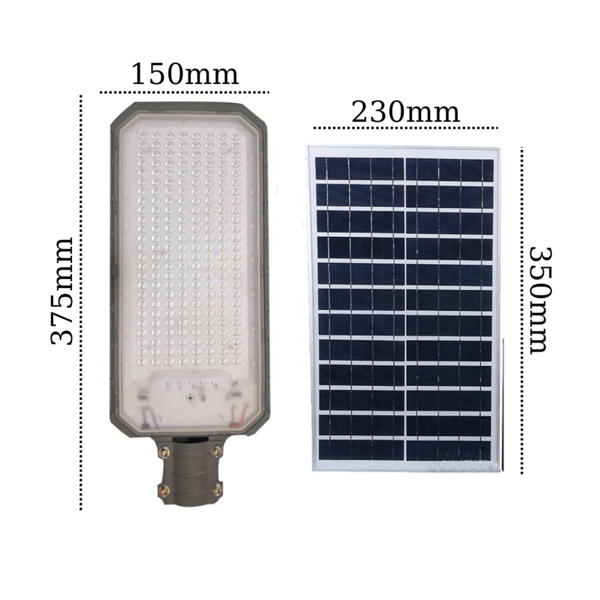 100Watt Güneş Enerjili Solar Sokak Lambası