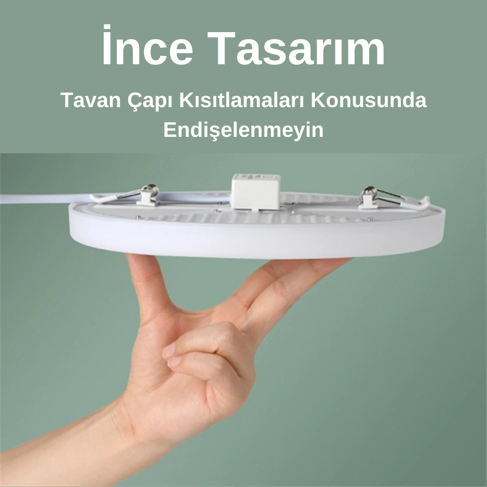 18 Watt Yeni Nesil Delik Çapı Ayarlanabilir Led Panel Armatür (Günışığı)
