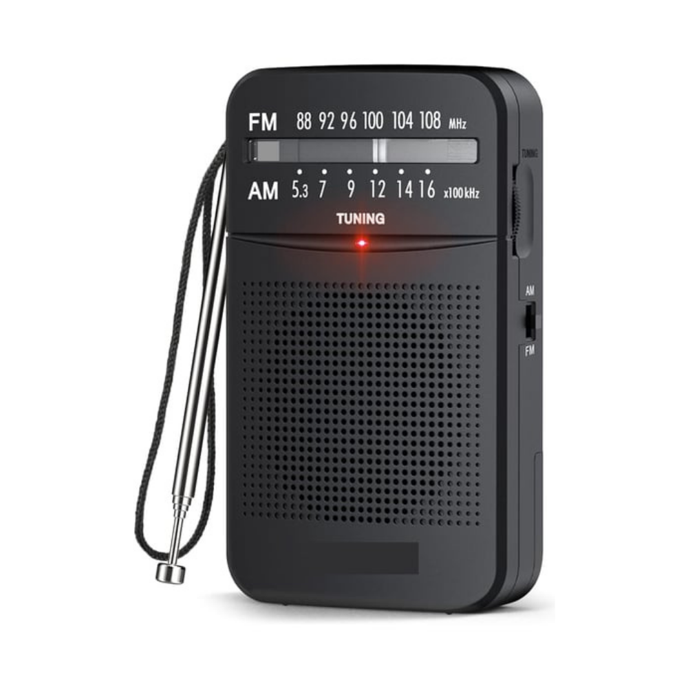 2 X AA Pilli FM Portatif Cep Radyosu
