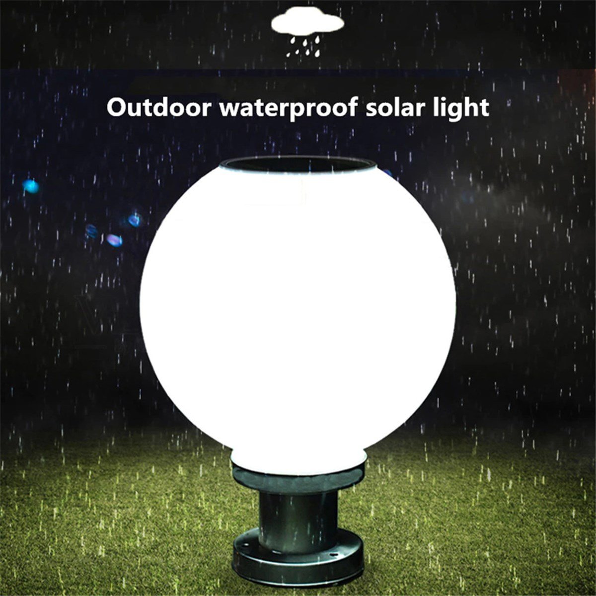 20 Watt Solar Set Üstü Dekoratif Çim Armatürü