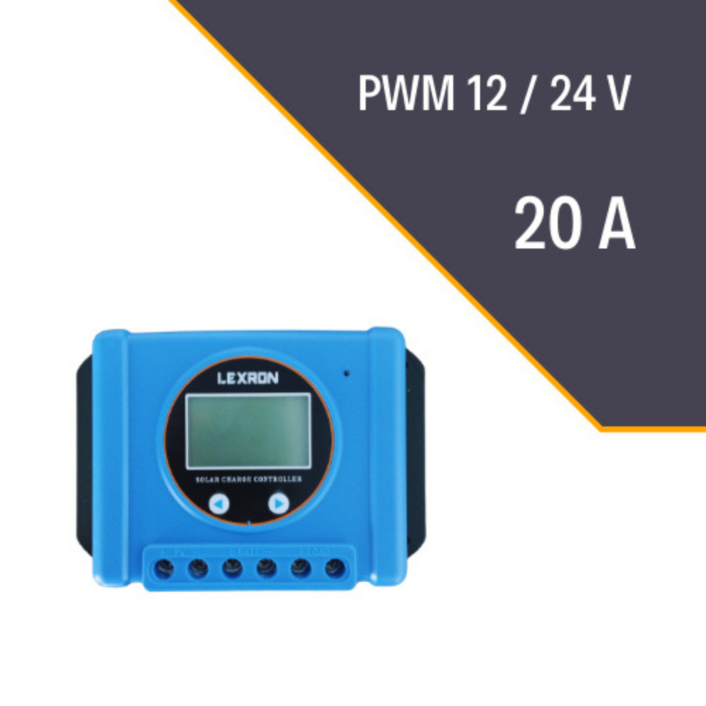 20A Amper PWM Solar Güneş Akü Şarj Kontrol Cihazı