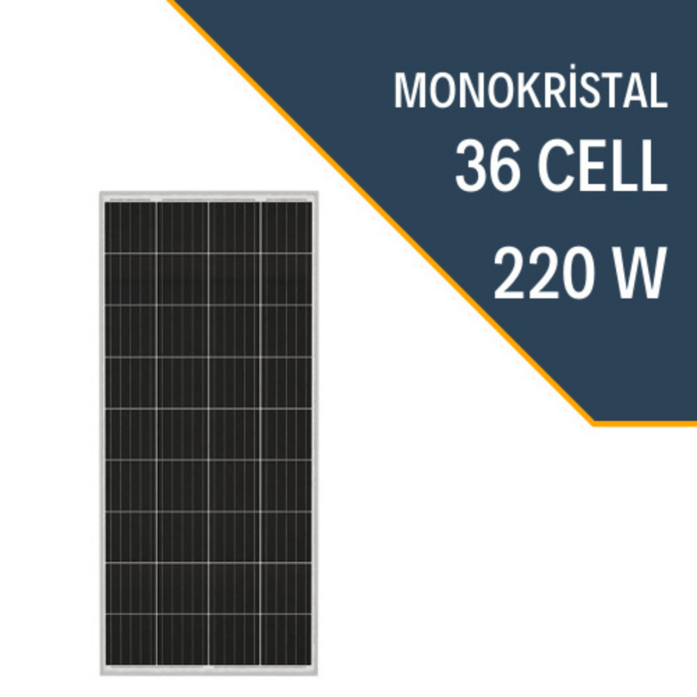 220 Watt Monokristal Solar Güneş Enerji Paneli