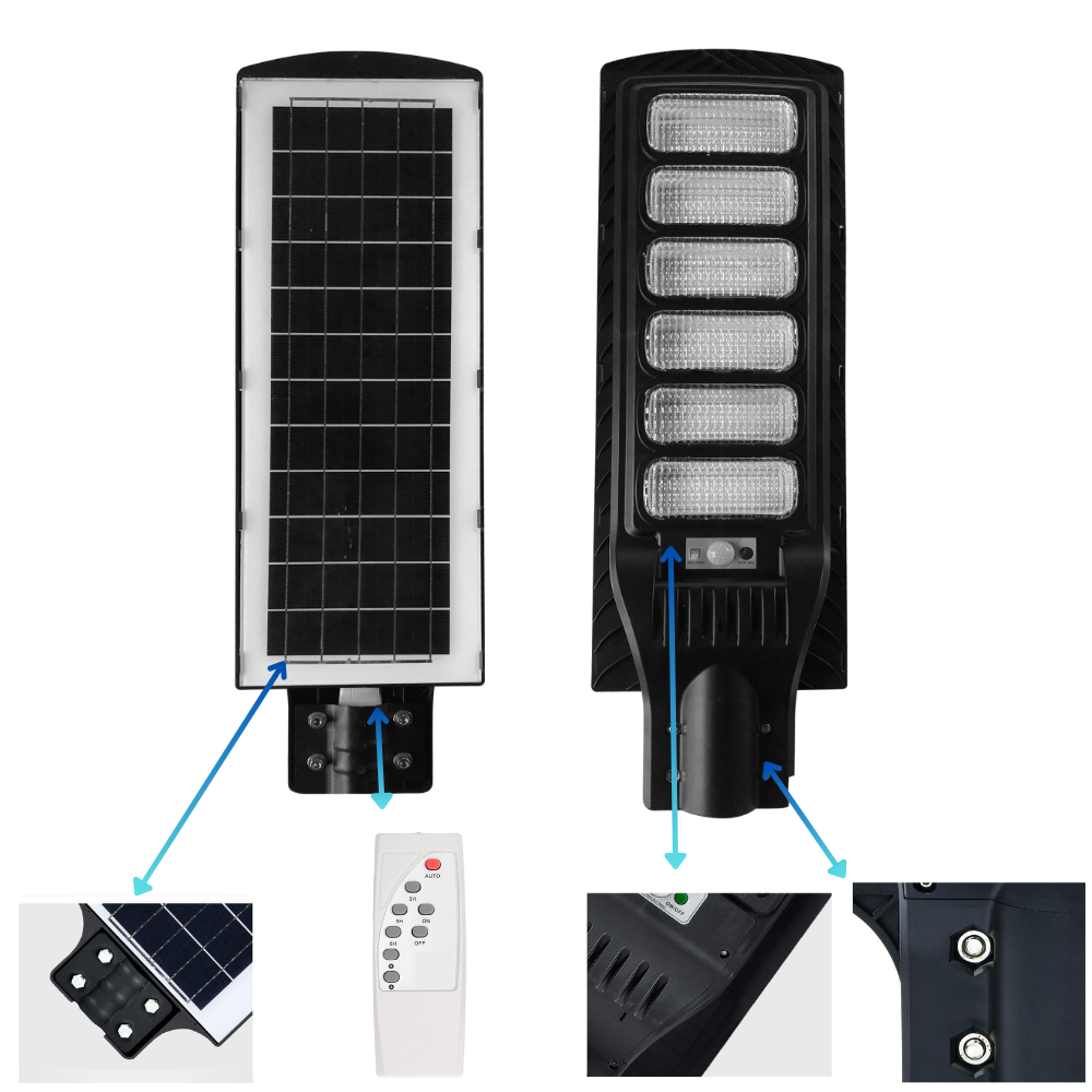 300Watt Solar Güneş Enerjili Bahçe ve Sokak Lambası