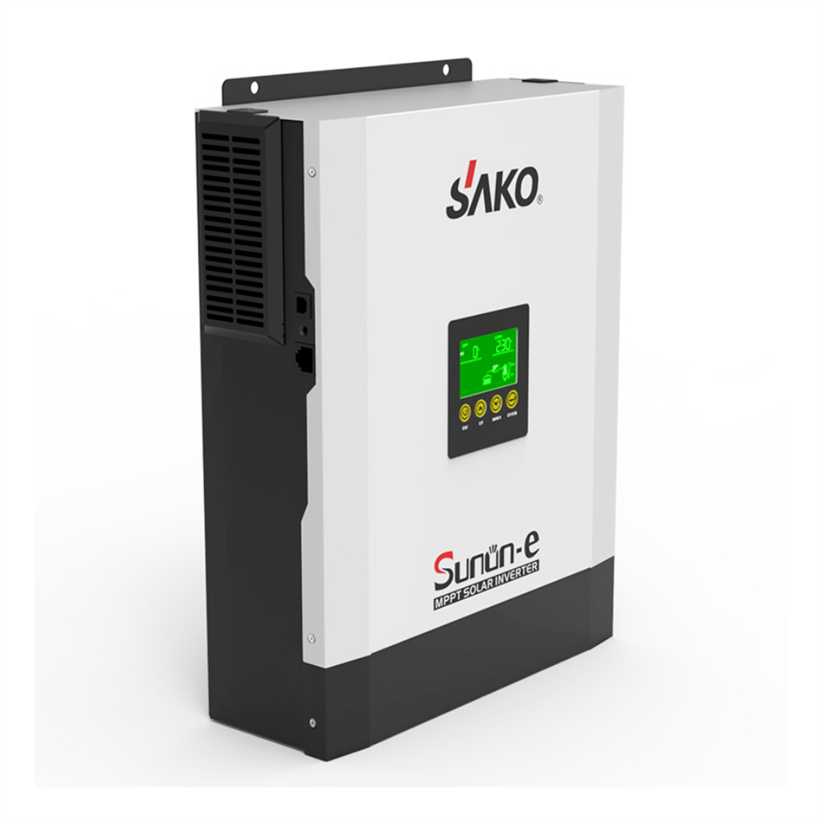 Sako 3KVA 2.4KW 24V 80A MPPT Yüksek PV Voltajlı Tam Sinüs Akıllı İnverter 