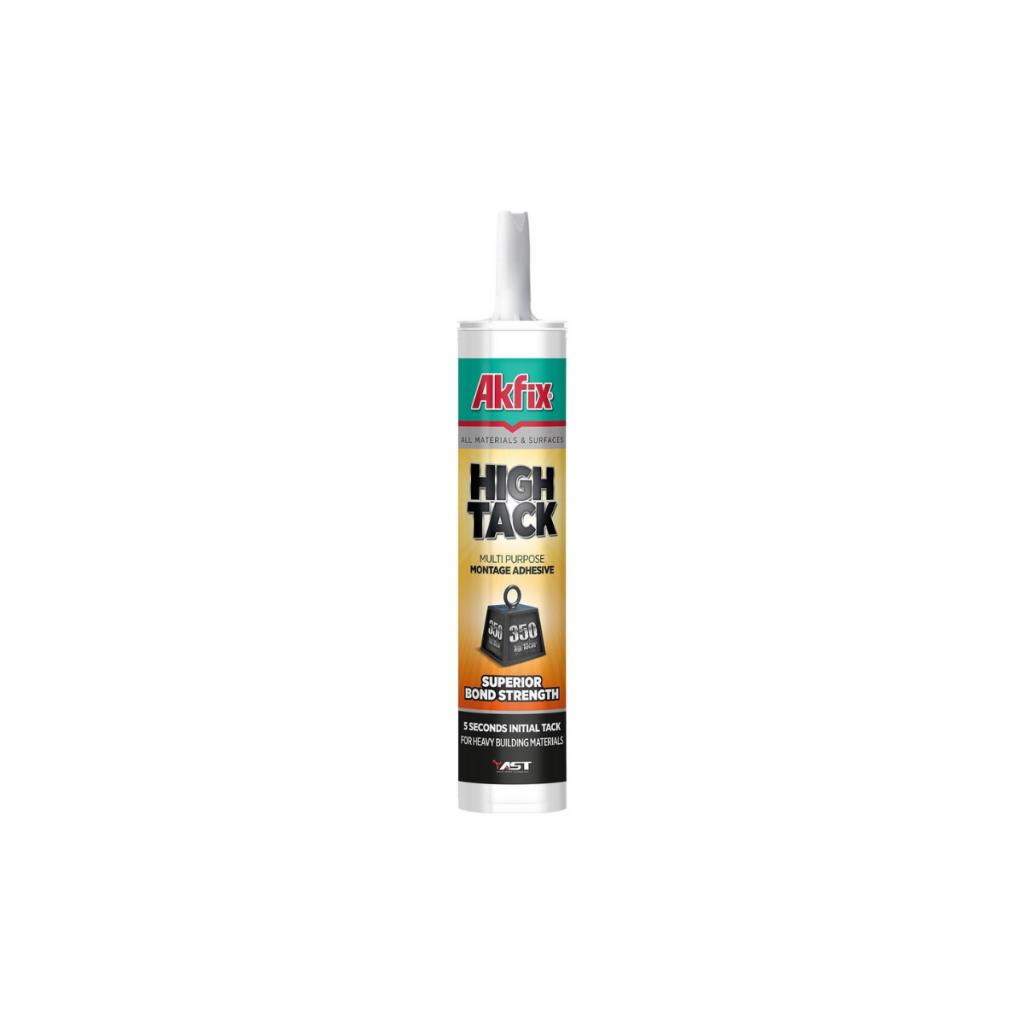 Endüstriyel YapıştırıcılarAKFİXAkfix High Tack Ultra Güçlü Montaj Yapıştırıcı Beyaz 290ml