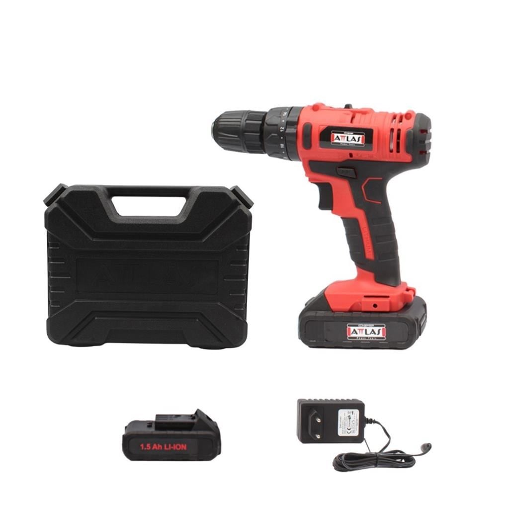 Vidalama ÇeşitleriAttlasAttlas ATB 18 PD LI 18V 2x1.5 Ah Akülü Darbeli Vidalama