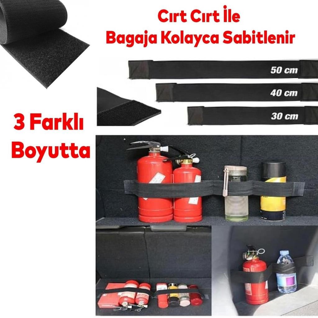 Otomobil AksesuarlarıAUTOMİXAutomix Araç Araba Otomobil Oto Elastik Bagaj Sabitleyici Sabitle Lastik Cırt Cırtlı