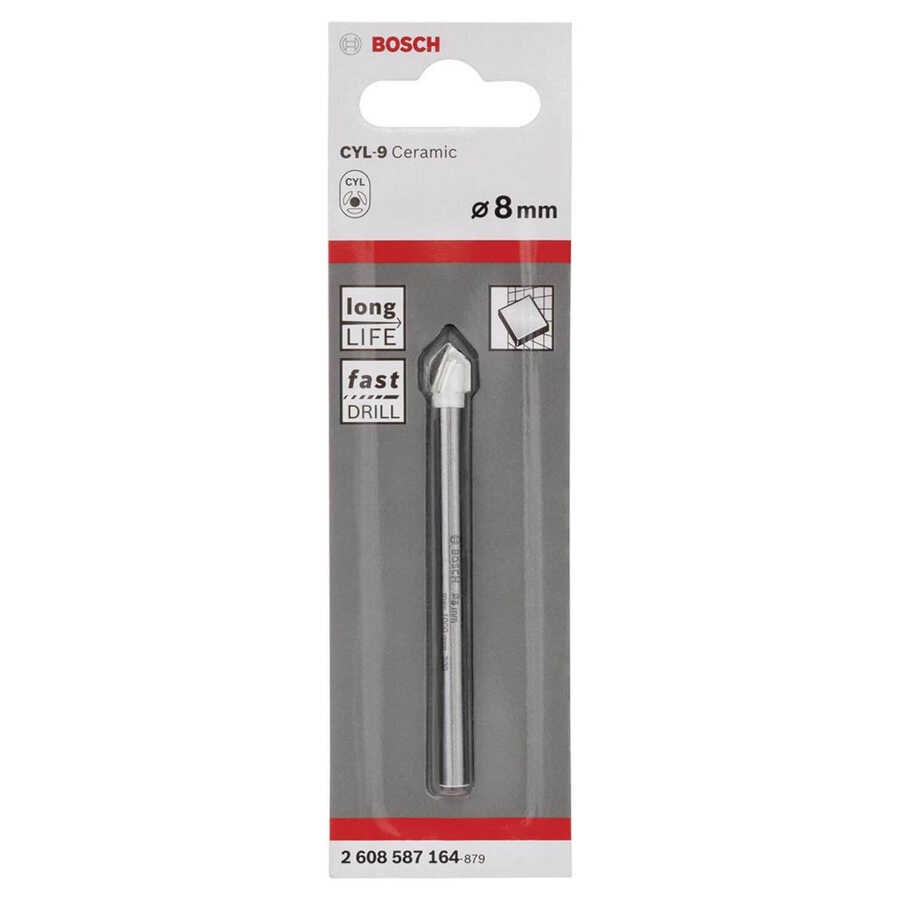 Zımpara & Uç ÇeşitleriBOSCHBosch cyl-9 Serisi Seramik Matkap Ucu 8*80 mm-2608587164