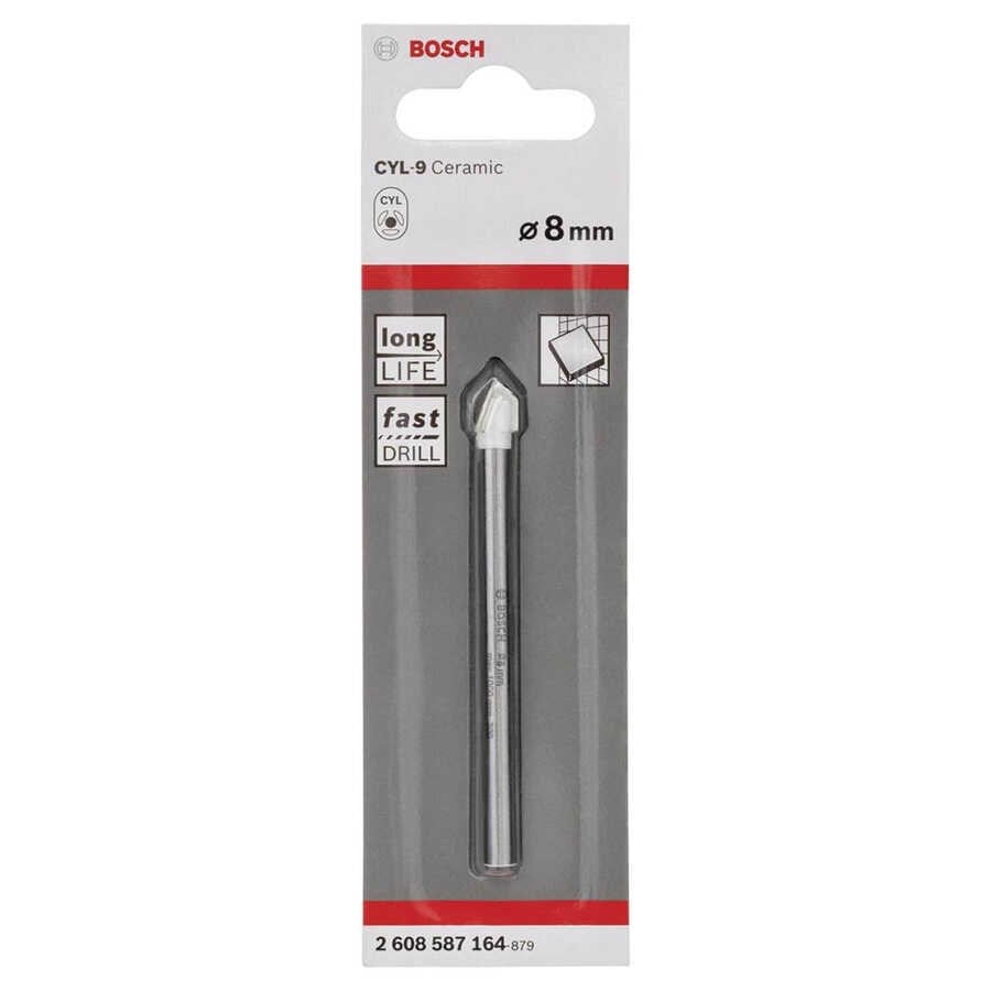 Zımpara & Uç ÇeşitleriBOSCHBosch cyl-9 Serisi Seramik Matkap Ucu 8*80 mm-2608587164