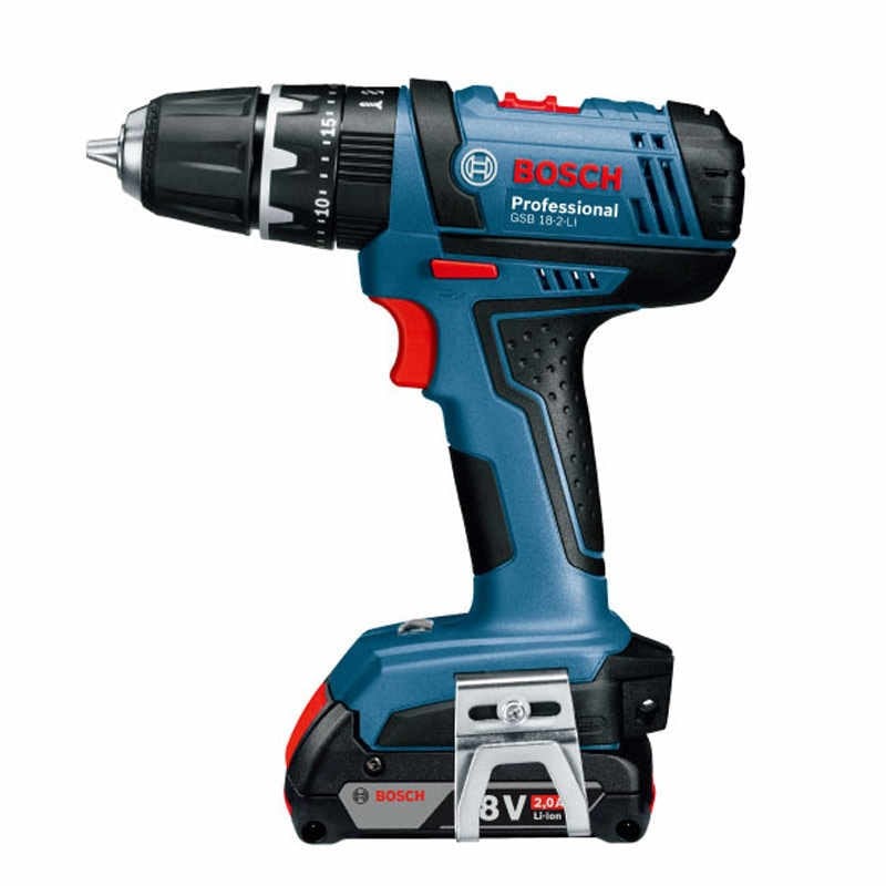 Matkap ÇeşitleriBOSCHBosch Gsb18-2-Lı Plus 18V 2.0Ah Akülü Darbeli Matkap