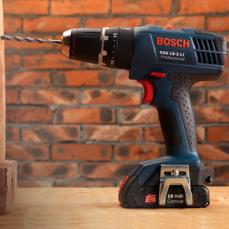 Matkap ÇeşitleriBOSCHBosch Gsb18-2-Lı Plus 18V 2.0Ah Akülü Darbeli Matkap