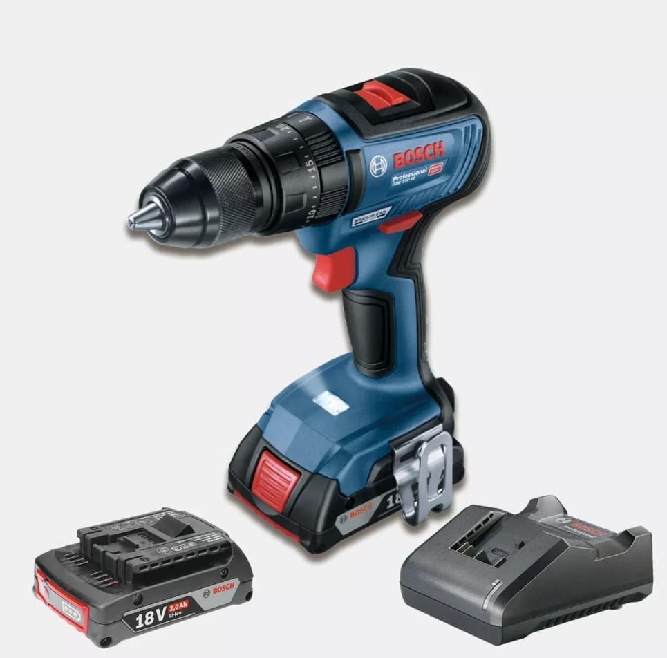 Vidalama ÇeşitleriBOSCHBosch Profesyonel Gsb 18V-50 18V 2 Ah Lion Çift Akülü Vidalama