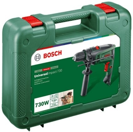 Matkap ÇeşitleriBOSCHBosch Universalımpact 730 Darbeli Matkap + 15 Parça x Line Set