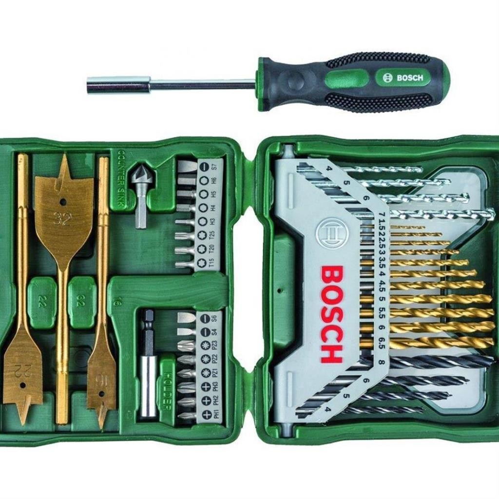 Zımpara & Uç ÇeşitleriBOSCHBosch X-Line 41 Parça Vidalama ve Matkap Ucu Seti – 2607017334