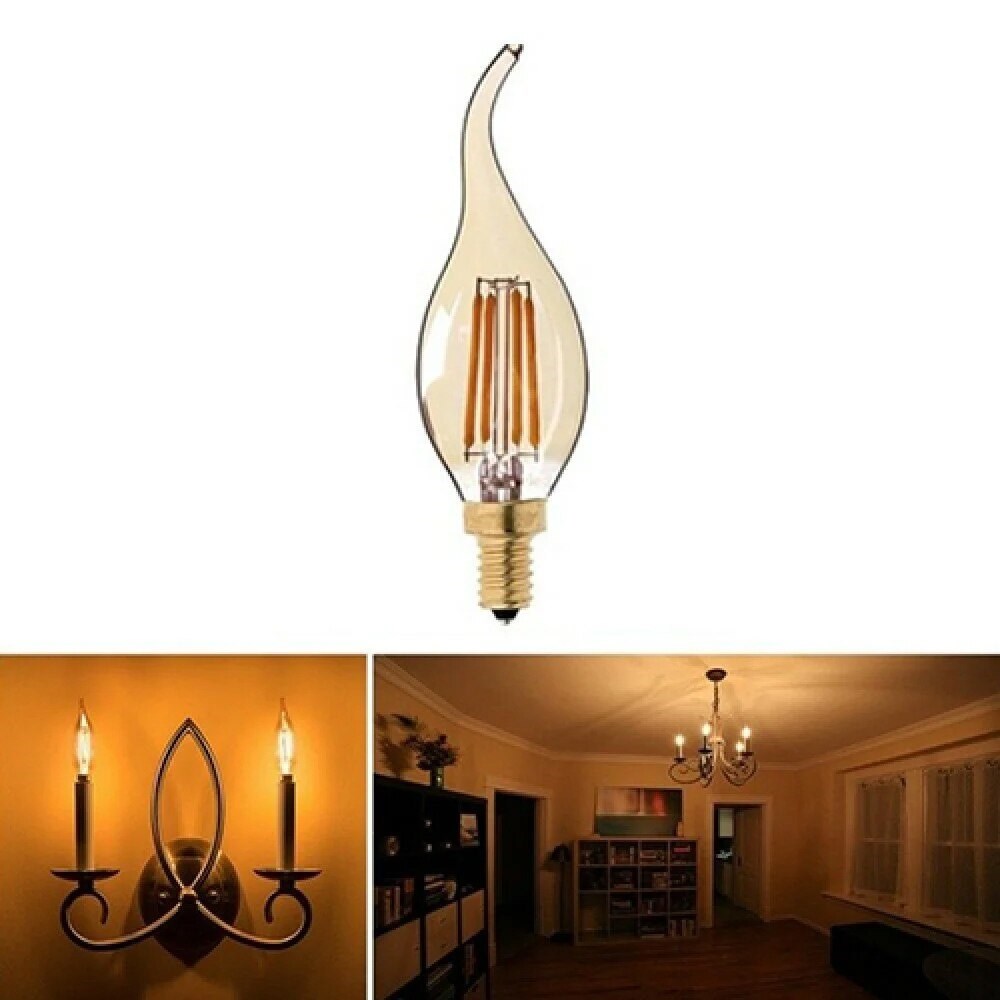 Aydınlatma ÜrünleriCATACata 4 W Rustik LED Dekoratif Buji Ampul E-14 2700K Amber Rengi CT-4281
